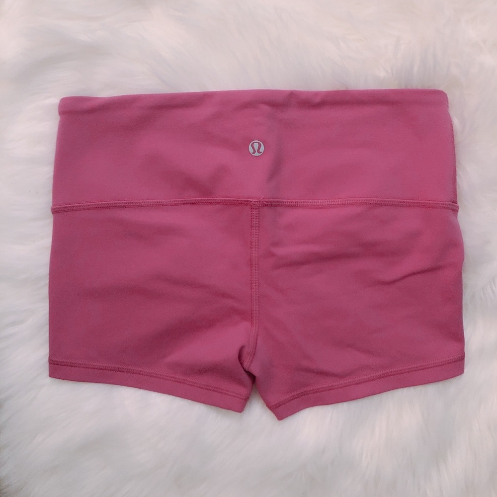 Pink Lululemon Women’s Workout Shorts